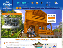 Tablet Screenshot of campinglesfloralys.com